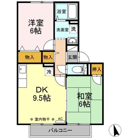 メゾンドルチェ Ｃの物件間取画像